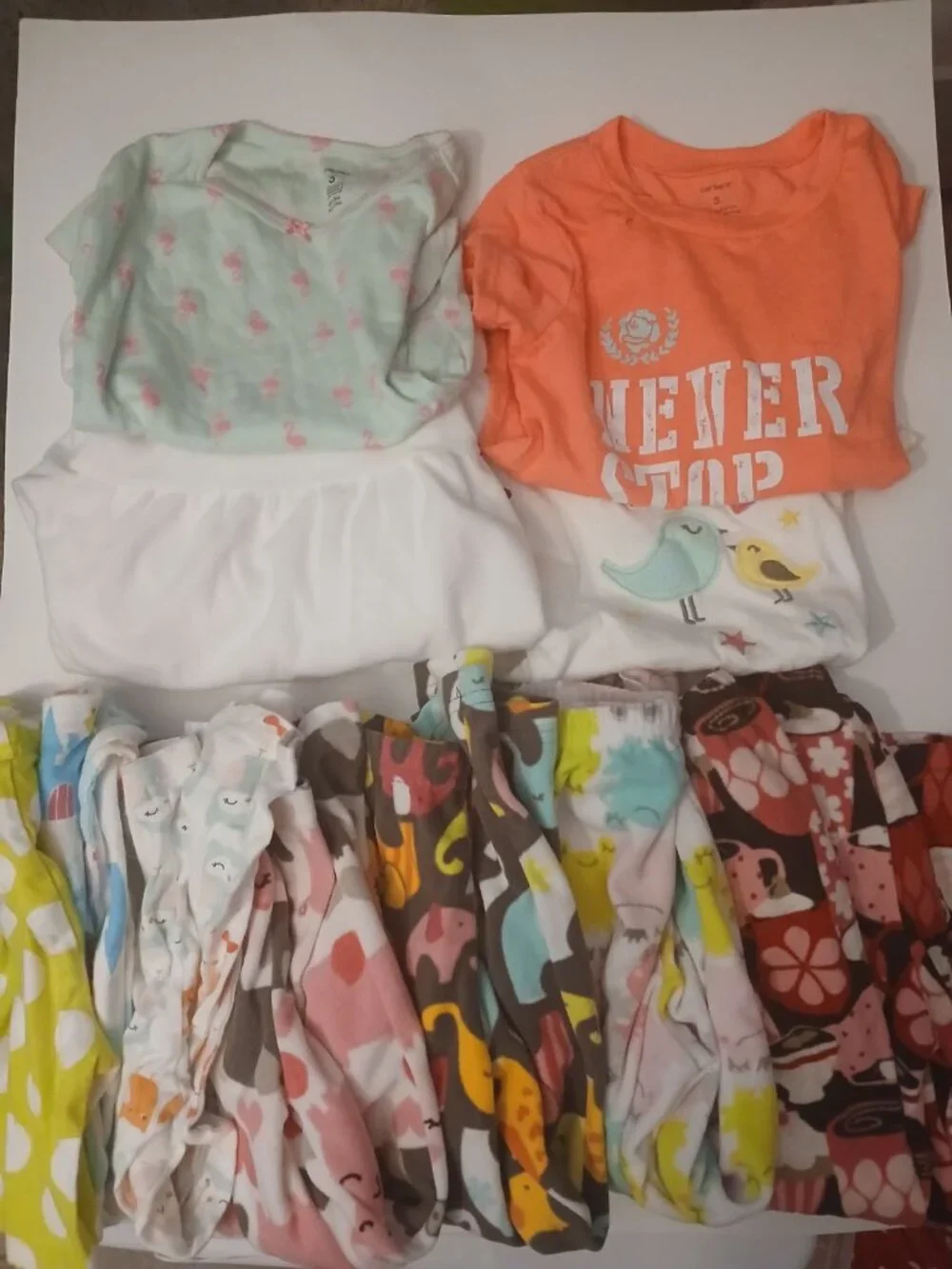Girls 5/5T Pajamas Huge Lot